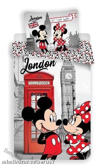 POVLEČENÍ Minnie Mickey London Telephone