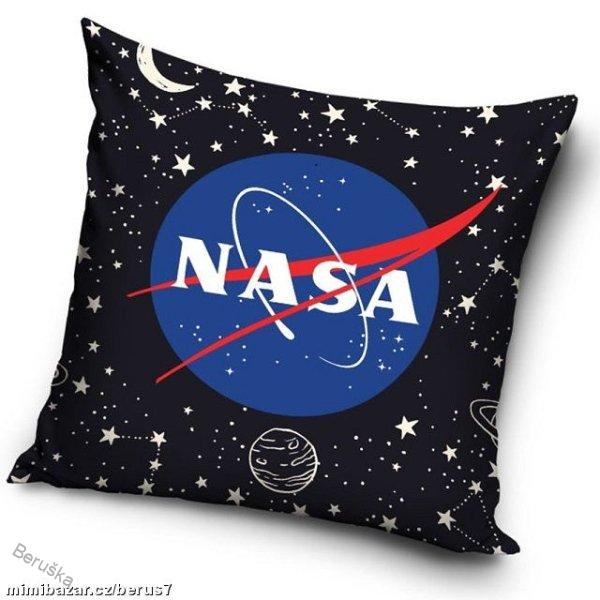 Povlak na polštářek NASA černá Vesmír