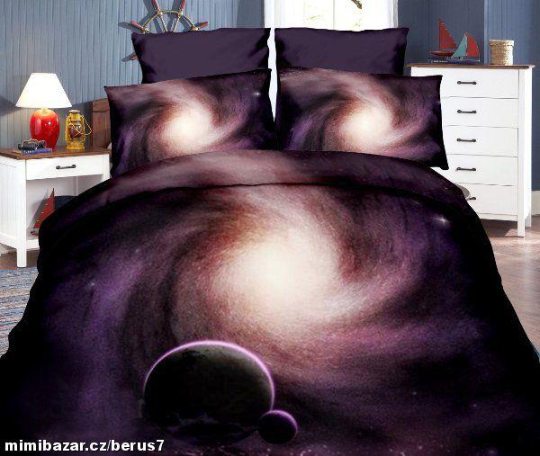 POVLEČENÍ 3D efekt Galaxie