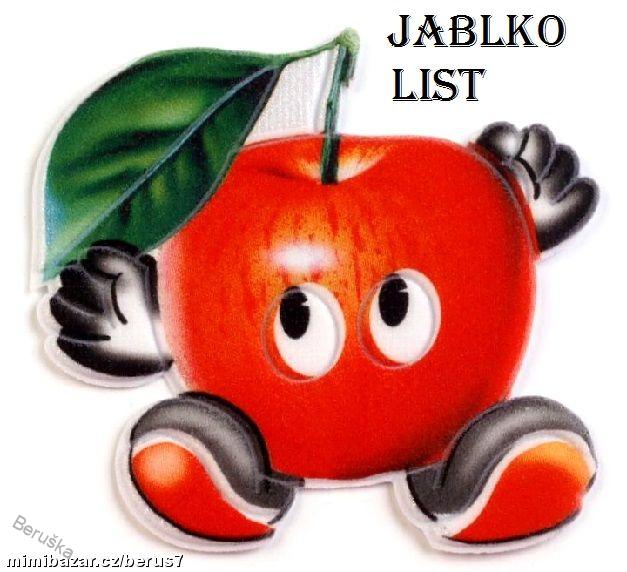 Nášivka - nášivky - nažehlovačky - nažehlovačka jablko list