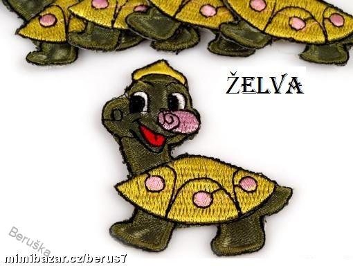 Nášivka - nášivky - nažehlovačky - nažehlovačka želva