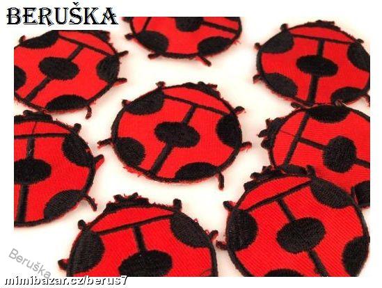 Nášivka - nášivky - nažehlovačky - nažehlovačka Beruška