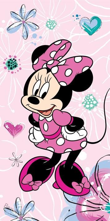 osuška Minnie Pink Bow 02