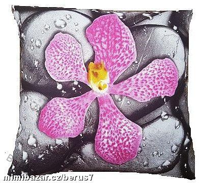 Povlak - povlaky 3D polštář ORCHIDEJ