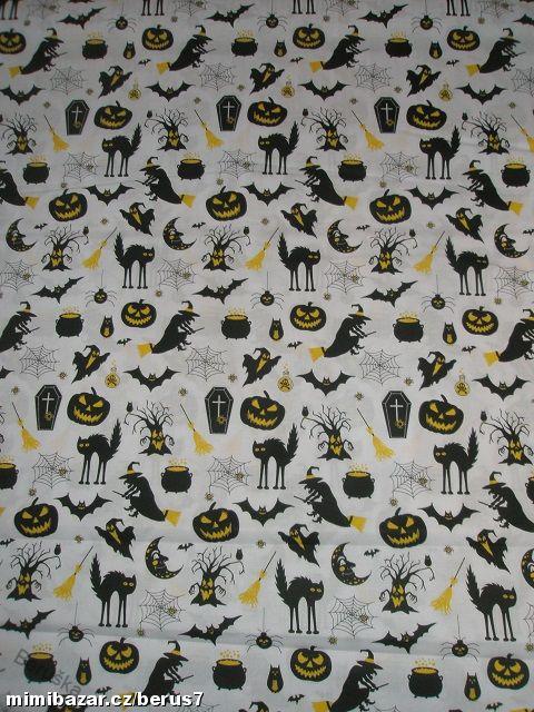 Látka - látky * HELLOWEEN žlutá