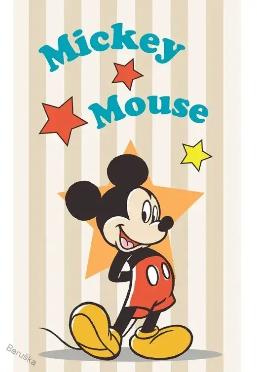 DĚTSKÝ RUČNÍK HVĚZDA MICKEY MOUSE 30X50