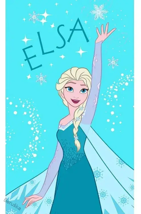 DĚTSKÝ RUČNÍK LEDOVÉ KRÁLOVSTVÍ PRINCEZNA ELSA 30X50
