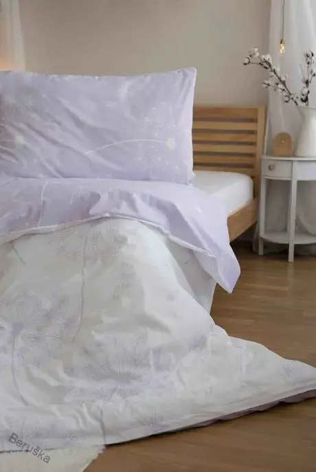 Povlečení z hladké bavlny 140×200 + 70×90 PAMPELIŠKY CHMÝŘÍ