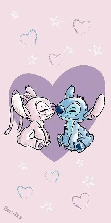 Osuška Lilo and Stitch Love