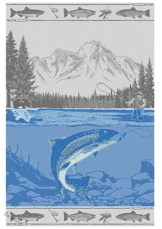 UTĚRKA ŽAKÁRSKÁ RYBÁŘ ŠEDOMODRÁ 50x75