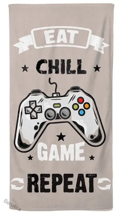 Plážová_froté osuška 90 x 180 Game Herni Flow
