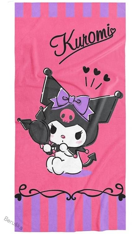 Dětská osuška Hello Kitty Roztomilá Rebelka