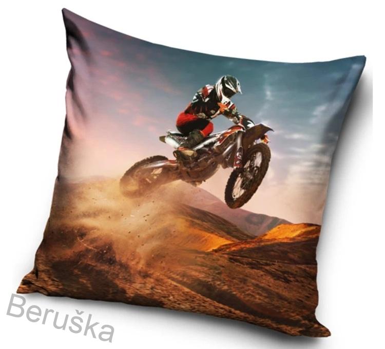 Povlak na polštářek Motocross Král písečných dun