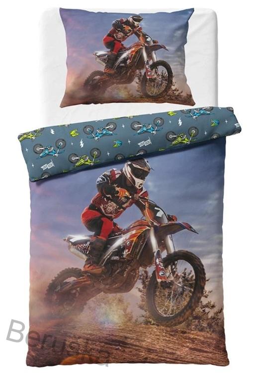 Bavlněné povlečení Motokros Závod v Poušti