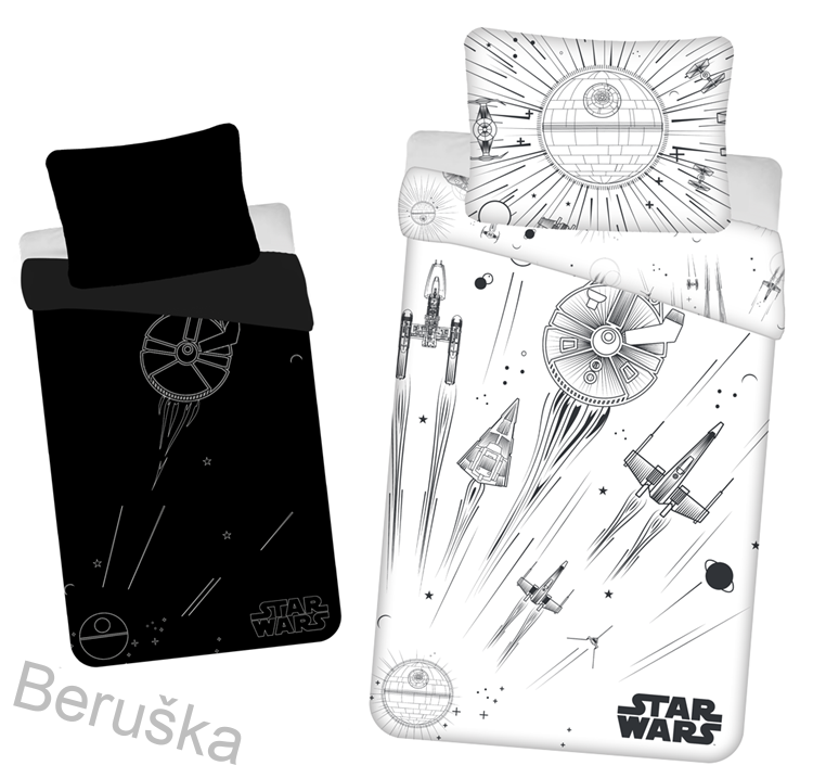 POVLEČENÍ Star Wars "Death Star" se svítícím efektem