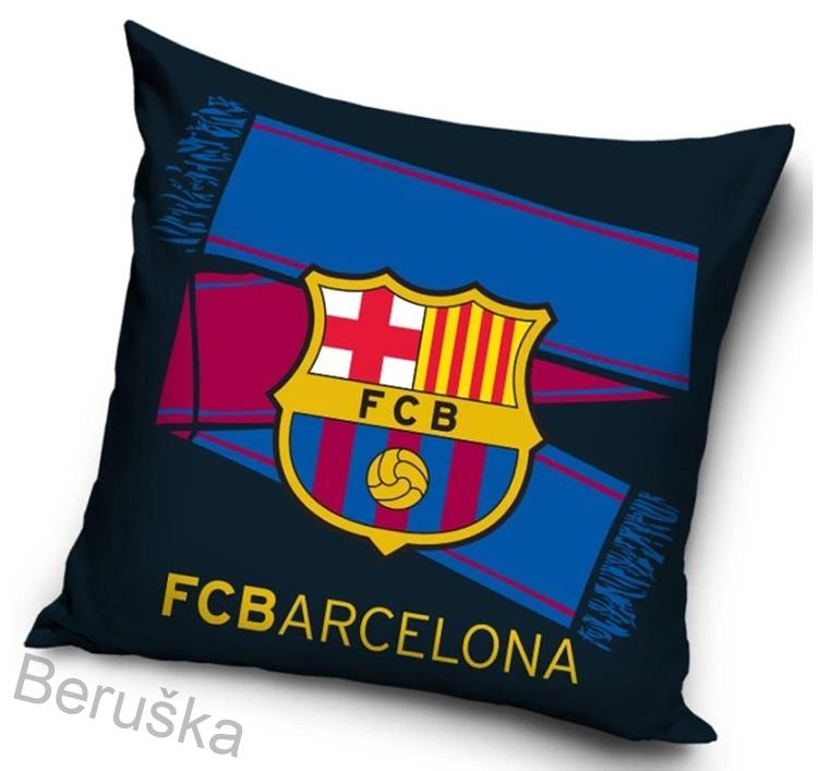 Velurový povlak na polštářek FC Barcelona Lazo