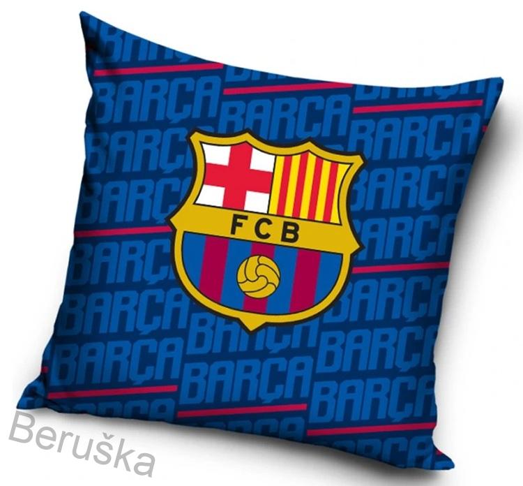 Povlak na polštářek FC Barcelona Letters