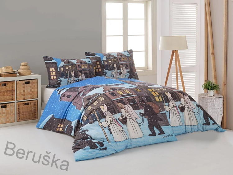 Povlečení LADA - digital tisk - MIKULÁŠ, ANDĚL A ČERT