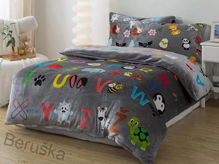 Mikroplyšové povlečení ABECEDA Exclusive
