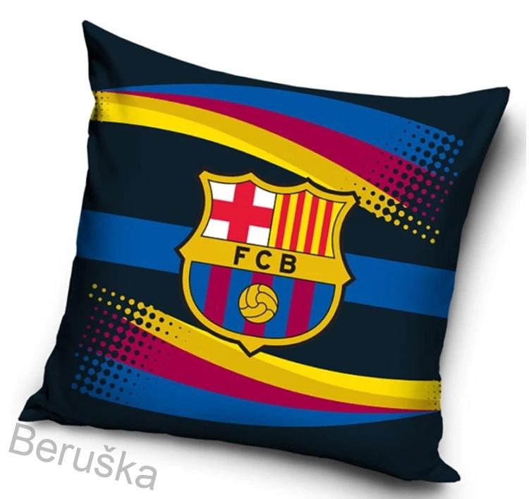 Fotbalový povlak na polštářek FC Barcelona Blaugrana Wave