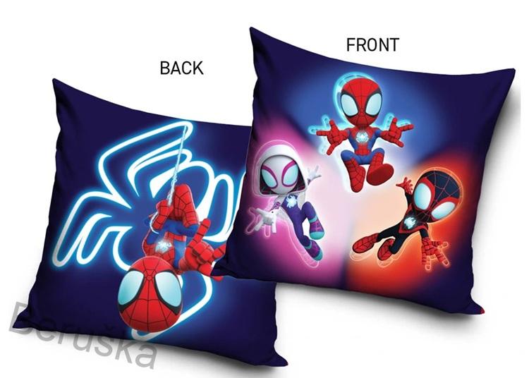 Dětský povlak na polštářek Spidey Trik Pavouků
