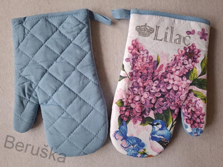 Chňapka * chňapky * Rukavice kuchyňská Šeřík Lilac