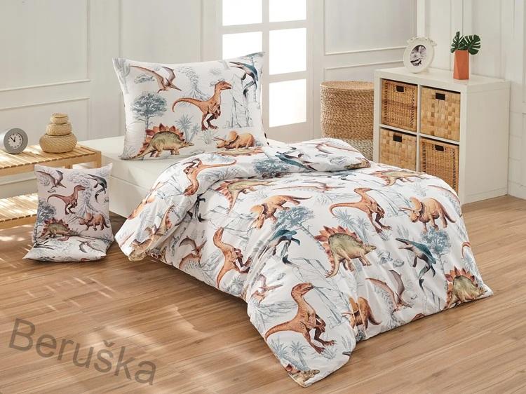 Ložní povlečení bavlna deluxe DINO LAND