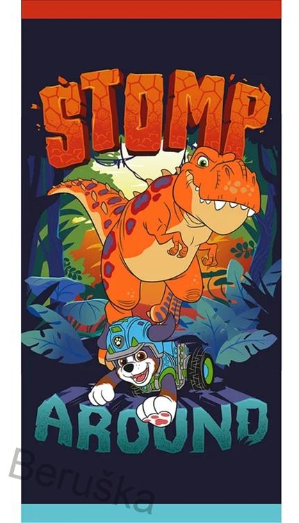 Dětská osuška Tlapková Patrola Ve Světě Dinosaurů