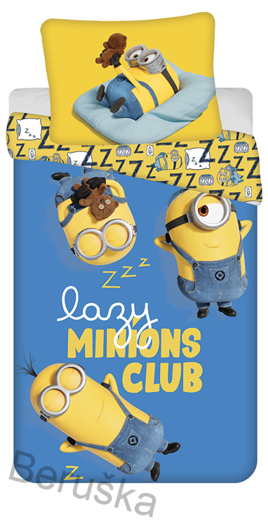 POVLEČENÍ Mimoni Lazy Club