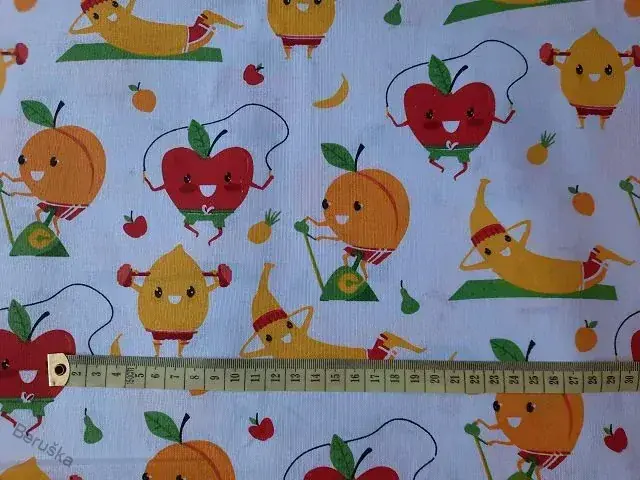 LÁTKA š. 140cm Ovoce 01