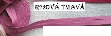 Lemovka šikmý proužek růžová