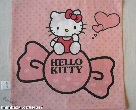 Povlak na polštářek Hello Kitty