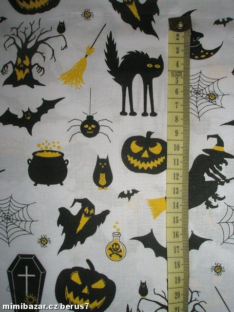 Látka - látky * HELLOWEEN žlutá