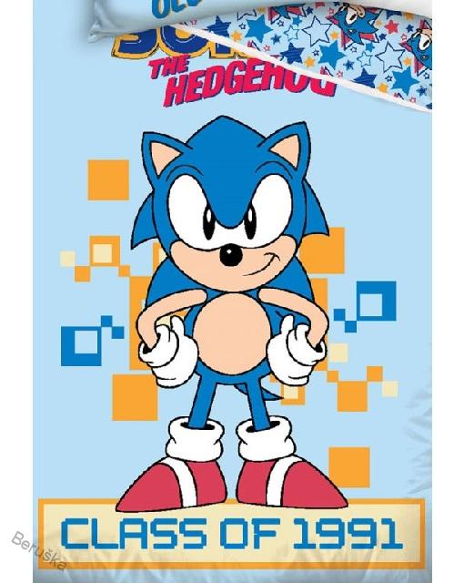DĚTSKÉ POVLEČENÍ JEŽEK SONIC CLASS OF 1991