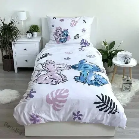 JERRY FABRICS POVLEČENÍ Lilo and Stitch White