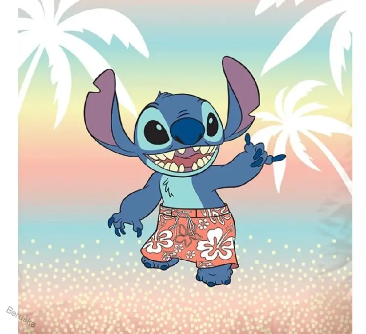 Dětské povlečení Lilo a Stitch Na Dovolené