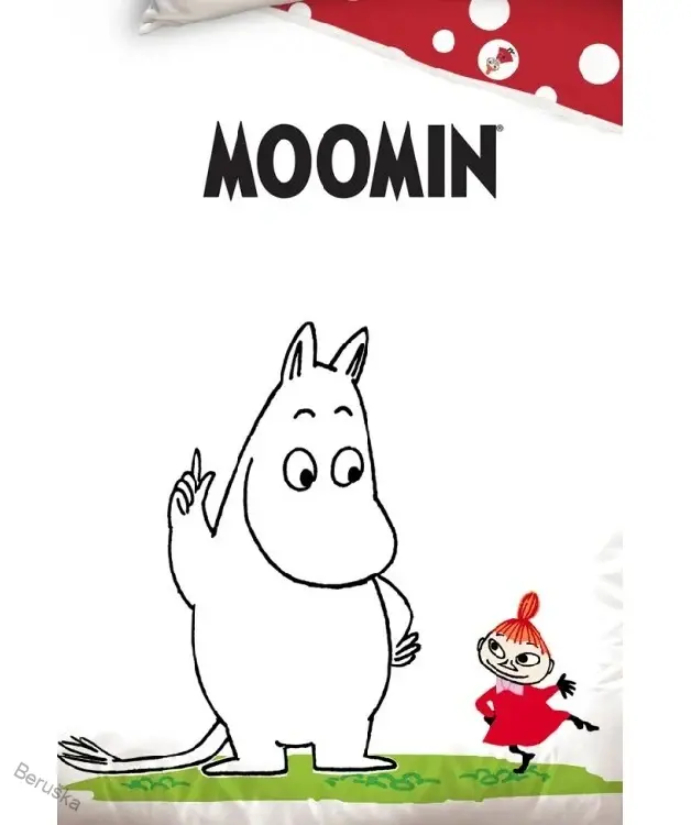 Dětské povlečení Muminci Mumínek a Majka