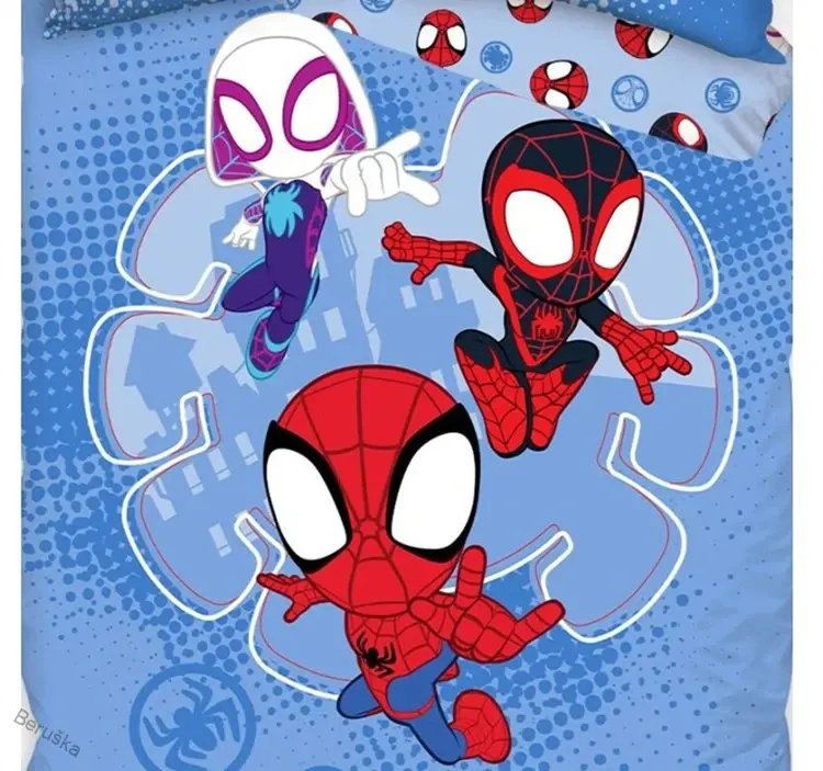  Dětské povlečení Spidey Malí Hrdinové