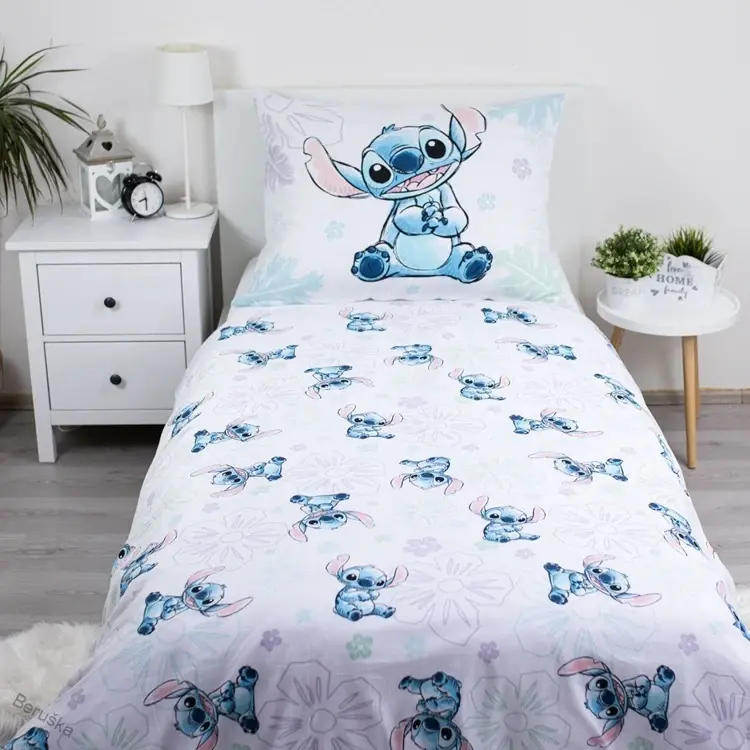 JERRY FABRICS POVLEČENÍ Lilo and Stitch Ohana White