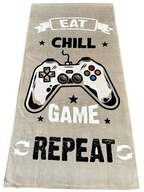 Plážová_froté osuška 90 x 180 Game Herni Flow