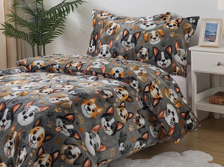 Mikroplyšové povlečení DOGS Exclusive