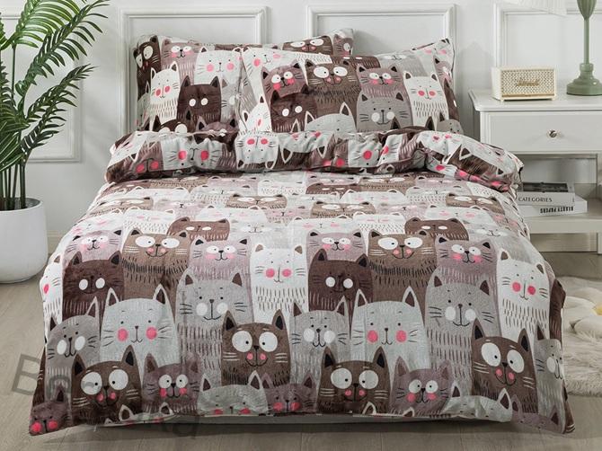 Mikroplyšové povlečení CATS Exclusive