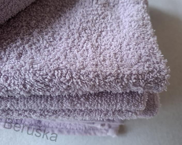 Froté osuška * světlonce fialová 90 x 50 akce