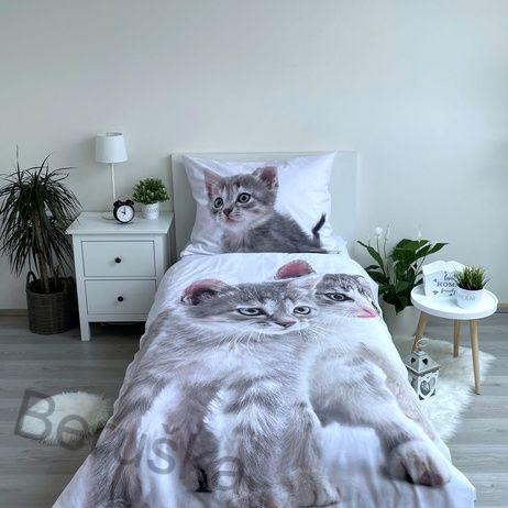 POVLEČENÍ FOTOTISK bavlna Kitten Grey