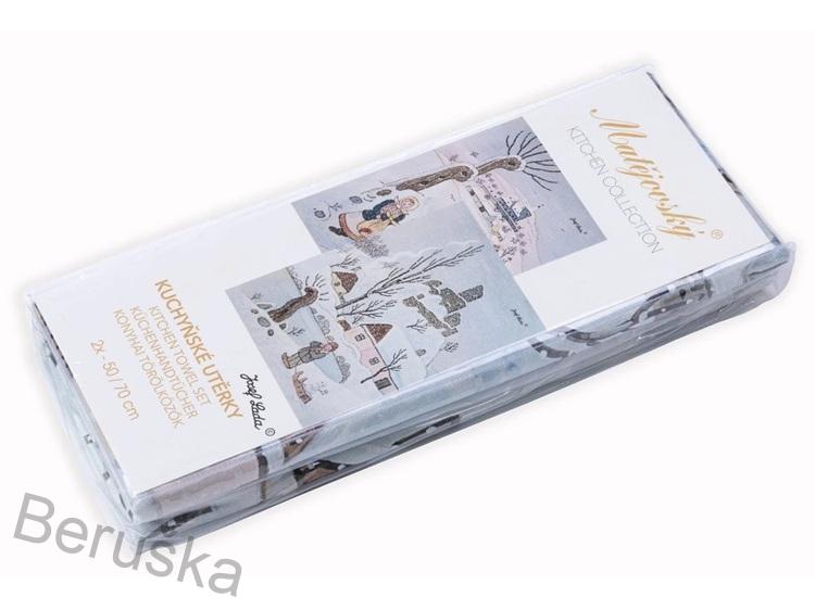 Kuchyňské utěrky LADA - BÍLÁ ZIMA