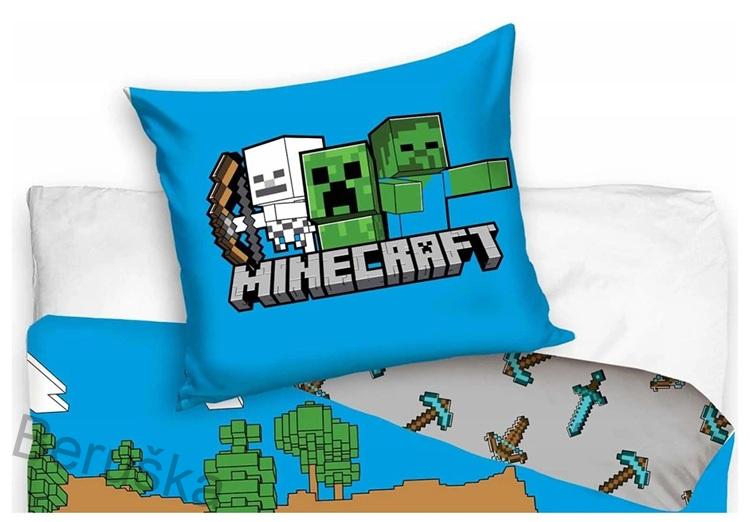 Dětské povlečení Minecraft Time to Mine