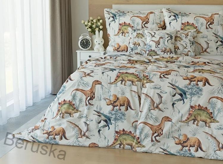 Ložní povlečení bavlna deluxe DINO LAND
