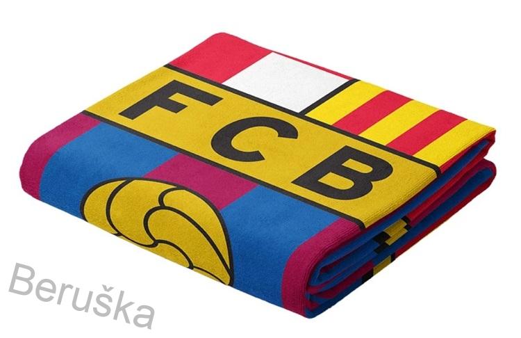 Fotbalová osuška FC Barcelona Vertical
