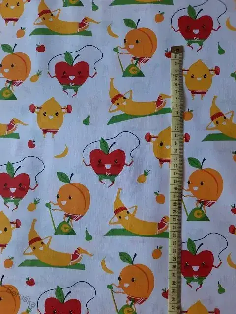 LÁTKA š. 140cm Ovoce 01