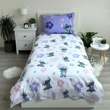 JERRY FABRICS Povlečení Lilo and Stitch Bavlna 140/200, 70/90  